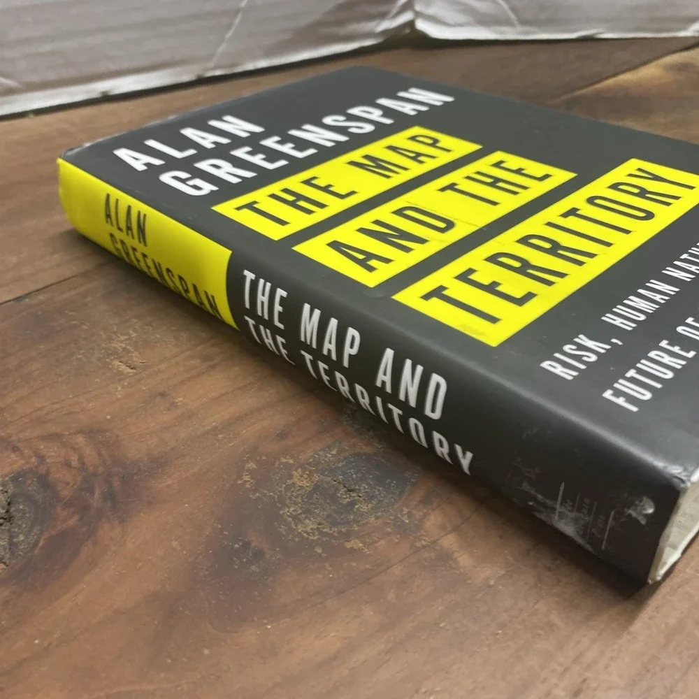 Alan Greenspan The Map and the Territory Signed Hardcover 2013 9781594204814